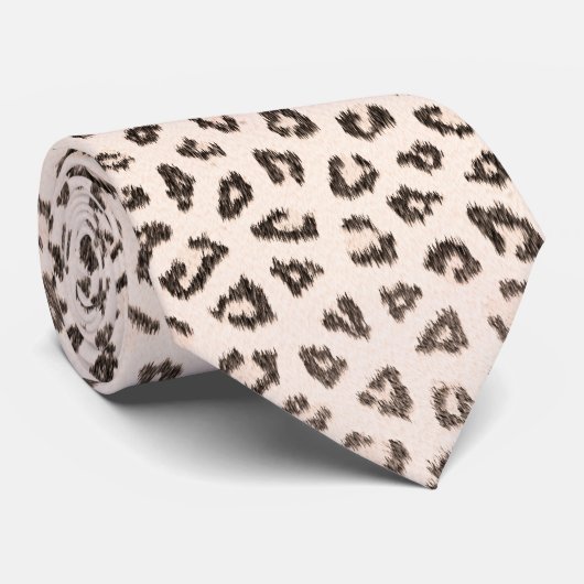 Blassleopard-Krawatte Krawatte (Gerollt)