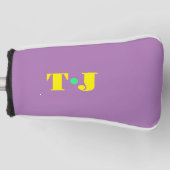 Blasslila Golf Headcover (Vorderseite)