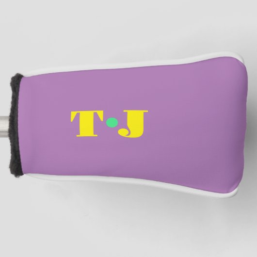 Blasslila Golf Headcover (Vorderseite)