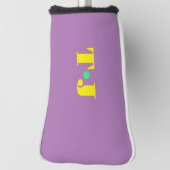 Blasslila Golf Headcover (Rotieren 90)