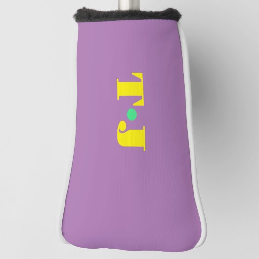 Blasslila Golf Headcover (Rotieren 90)