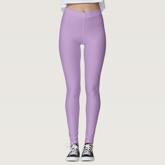 Blasslila Leggings (Vorderseite)