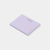 Blasslila Professionell Einzigartig Klassisch Eige Post-it Klebezettel (angewinkelt)