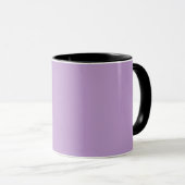 Blasslila Tasse (VorderseiteRechts)