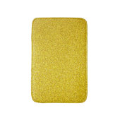 Blassling Gelber Glitzer Farbenfroh Niedlich Badematte (Vorderseite Vertikal)