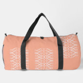 Blassorange groß duffle bag (Rückseite)
