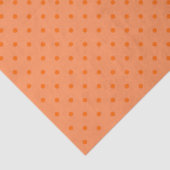 Blassorange mit orangen Punkten Seidenpapier (Ausschnitt)