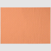 Blassorange mit orangen Punkten Seidenpapier (Vorderseite)