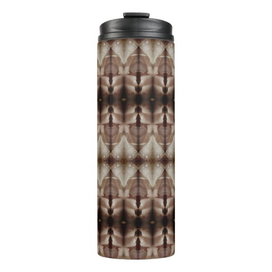 Blasspeachy Fog Ikat 3 Thermosbecher (Vorderseite)
