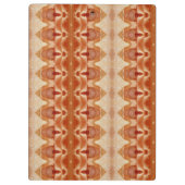 Blasspeachy Ikat 3 Klemmbrett (Rückseite)