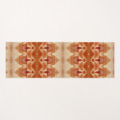 Blasspeachy Ikat 3 Yogamatte (Vorderseite (Horizontal))