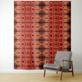 Blasspeachy Ikat 4 Recoleta Wandteppich (Beispiel)