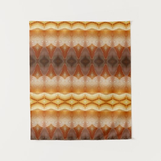 Blasspeachy Ikat 6 Wandteppich (Vorderseite)