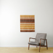 Blasspeachy Ikat 6 Wandteppich (Beispiel)