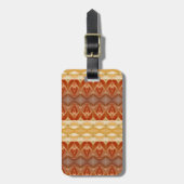 Blasspeachy Ikat 9 Gepäckanhänger (Vorderseite vertikal)