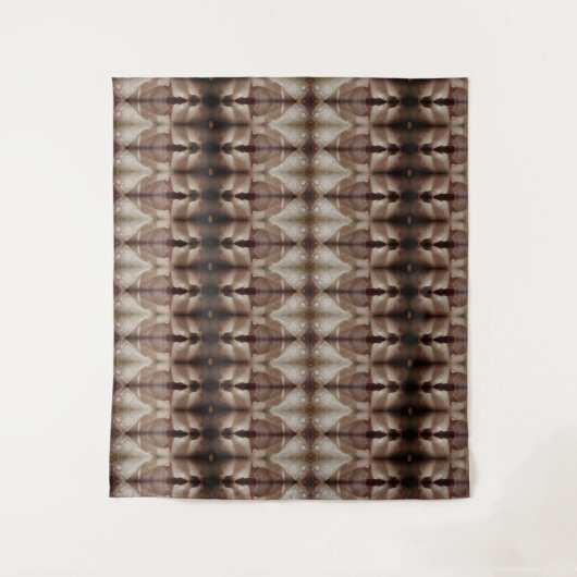 Blasspeachy X Fog Ikat 3 Wandteppich (Vorderseite)