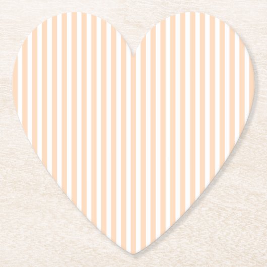 Blasspfirsichkronenkoralle & Weißer Streifen Untersetzer (Vorderseite)