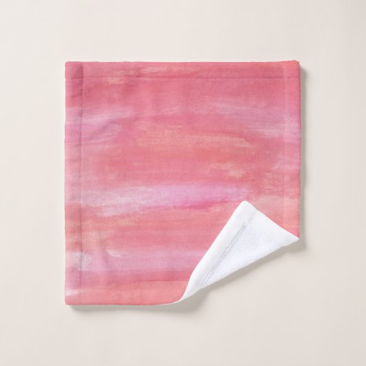 Blasspink Badhandtuch Set (Waschlappen)