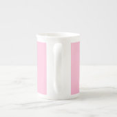 Blasspink Porzellantasse (Rückseite)
