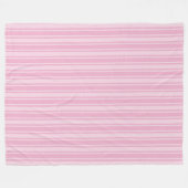 Blassrosa Creme Fleecedecke (Vorderseite (Horizontal))