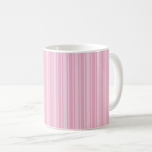 Blassrosa Creme Kaffeetasse (VorderseiteRechts)