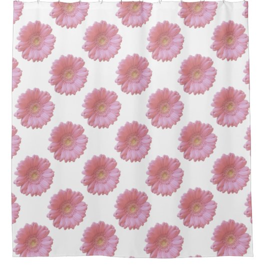 Blassrosa Duschvorhang (Vorderseite)