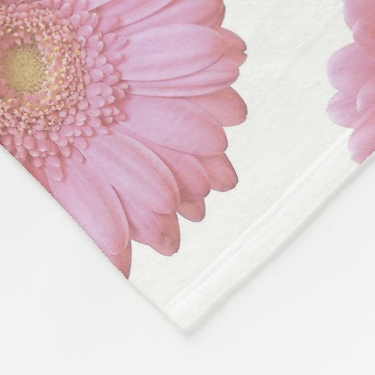 Blassrosa Fleecedecke (Ecke)