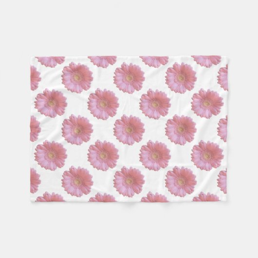 Blassrosa Fleecedecke (Vorderseite (Horizontal))