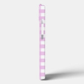Blassrosa Gingham Case-Mate iPhone-Hülle iPhone Hülle (Rückseite / Links)