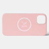 Blassrosa High End Cologramm Case-Mate iPhone Hülle (Rückseite (Horizontal))