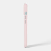 Blassrosa  iPhone 15 hülle (Linke Seite)