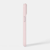 Blassrosa  iPhone 15 hülle (Rechte Seite)