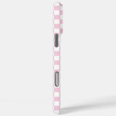 Blassrosa kariertes Signature Case-Mate iPhone Hülle (Rückseite / Rechts)