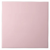 Blassrosa Keramik Tile. Fliese (Vorderseite)