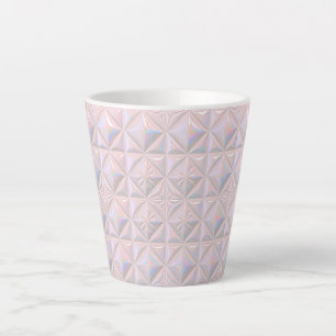 Blassrosa Keramikfliese Milchtasse