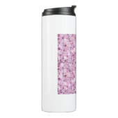 Blassrosa Koblenz Muster Terrazo Muster Thermosbecher (Nach links gedreht)
