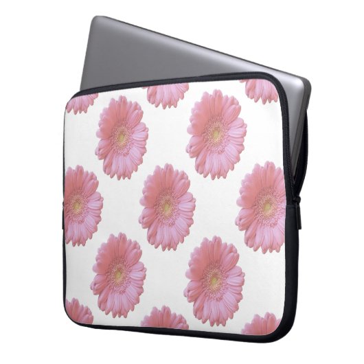 Blassrosa Laptopschutzhülle (Vorderseite Links)