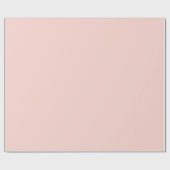 Blassrosa massive Farbe  Geschenkpapier (Flach)