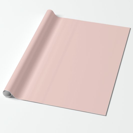 Blassrosa massive Farbe  Geschenkpapier (Ungerollt)