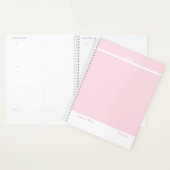 Blassrosa Minimalist Planer (Anzeige)