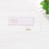 Blassrosa Ombre Script Stud Earring Display (Schreibtisch)