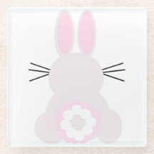 Blassrosa Osterblase Untersetzer