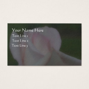 Blassrosa Rose Blume Business Card