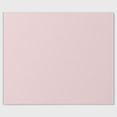 Blassrosa Solid Geschenkpapier (Flach)