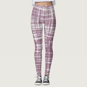 Blassrosa Streifen Leggings