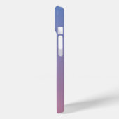 Blassrosa und blaue Gradientenombre Case-Mate iPhone Hülle (Rückseite / Links)
