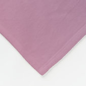 Blassrosa und blaue Gradientenombre Fleecedecke (Ecke)