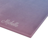 Blassrosa und blaue Gradientenombre Schneidebrett (Ecke)