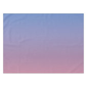 Blassrosa und blaue Gradientenombre Tischdecke (Vorderseite (Horizontal))