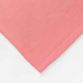Blassrosa und pfirsichfarbener Verlauf Fleecedecke (Ecke)